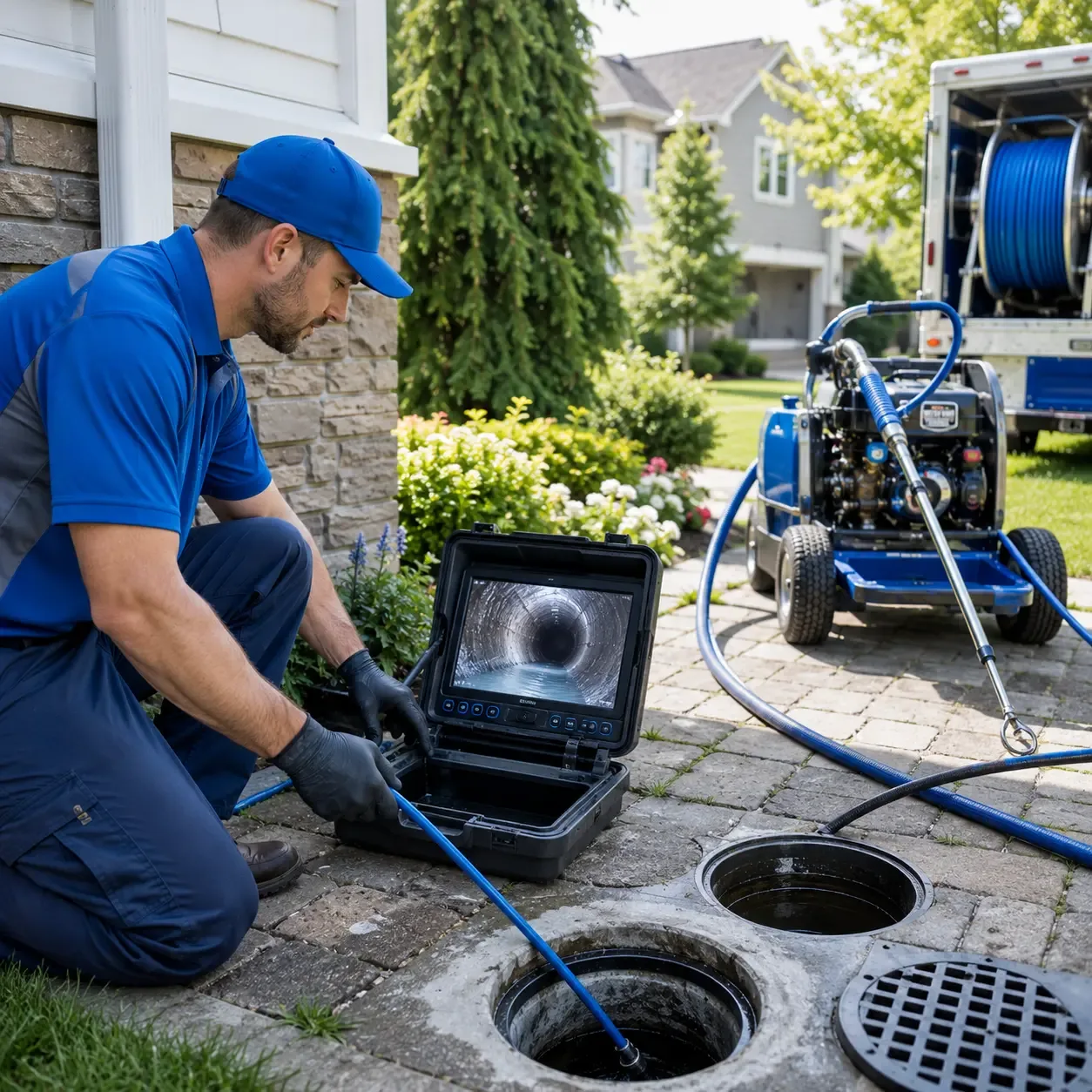 Outdoor drain cleaning professionals serving Earl Park, IN